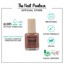 Load image into Gallery viewer, AMAL MODEST MOCHA BREATHABLE NAIL POLISH - 8820