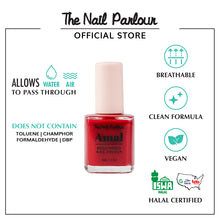 Load image into Gallery viewer, AMAL NOBLE RED BREATHABLE NAIL POLISH - 8801