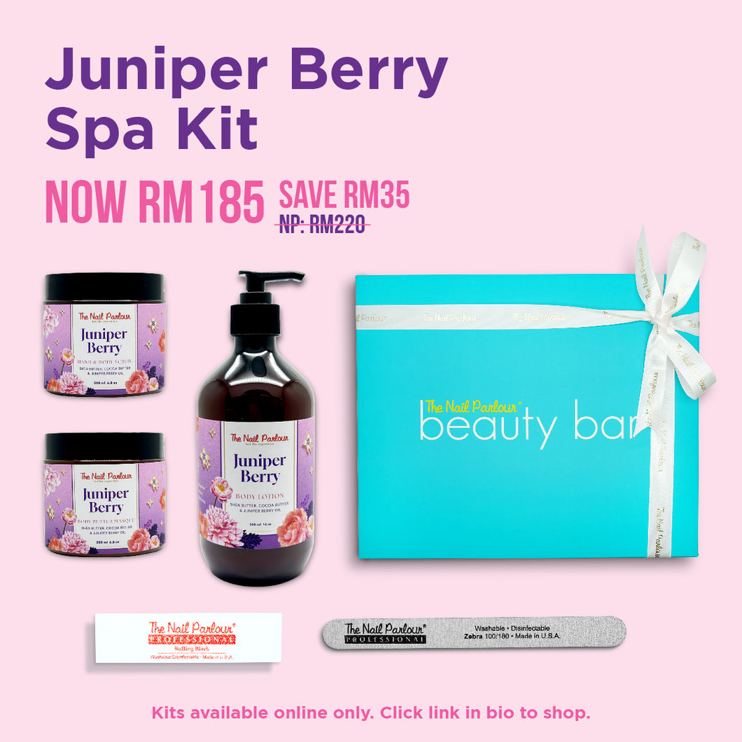 Juniper Berry Mani Pedi Spa Kit