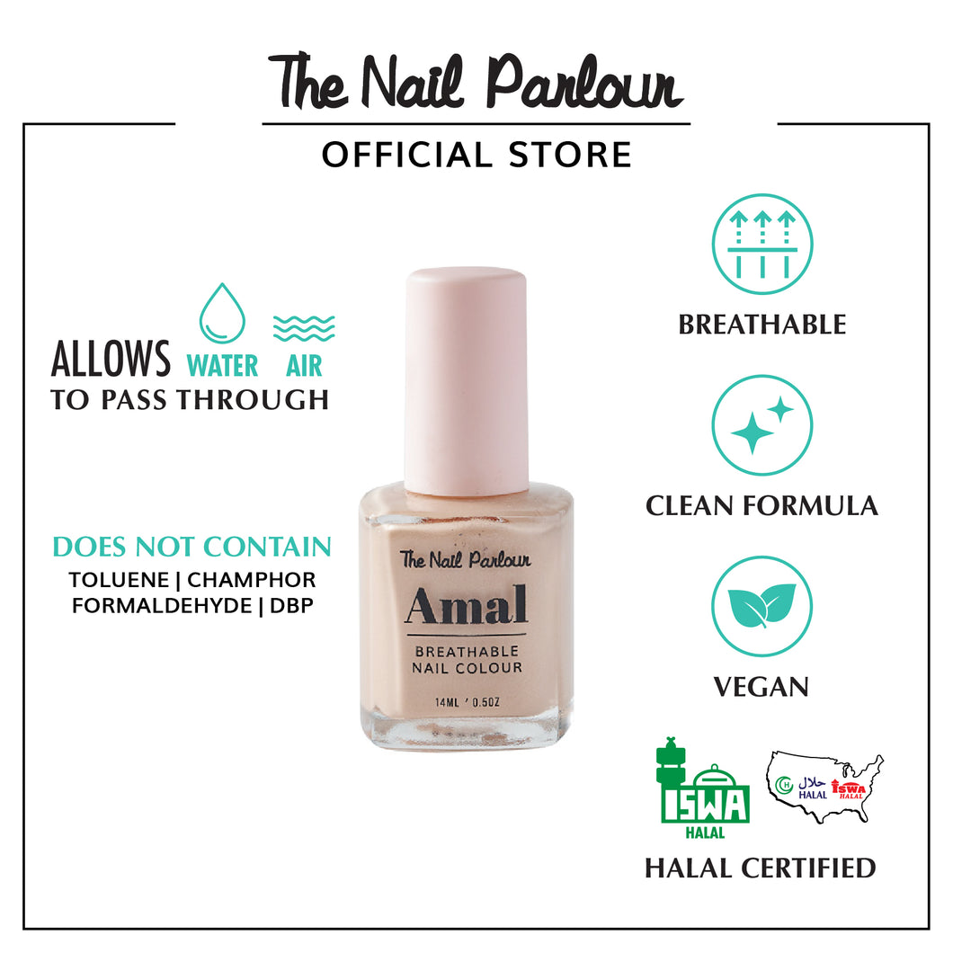AMAL SAND VEIL BREATHABLE NAIL POLISH - 8826