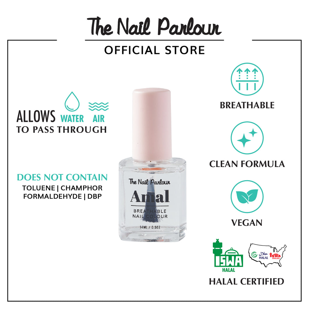 AMAL BREATHE EASY TOP & BASE COAT - 8828