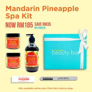 Pineapple Mandarin Spa Kit