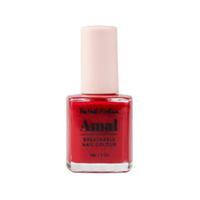 Load image into Gallery viewer, AMAL NOBLE RED BREATHABLE NAIL POLISH
