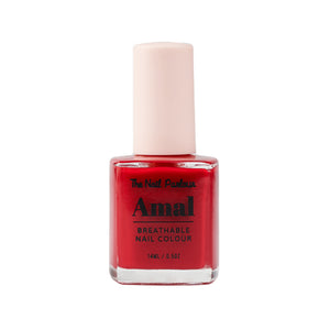 AMAL NOBLE RED BREATHABLE NAIL POLISH - 8801