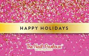 HAPPY HOLIDAYS PINK E-GIFT CERTIFICATE